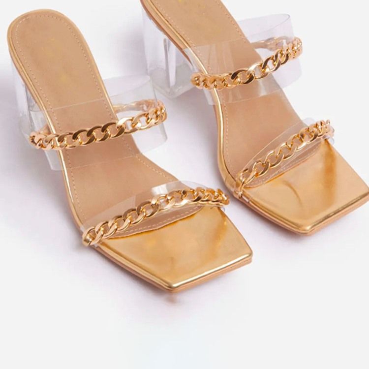 Naisten Langalliset Slip-on Paksu Kantapää Tossut