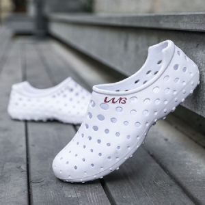 Pu Hollow Round Toe -sandaalit