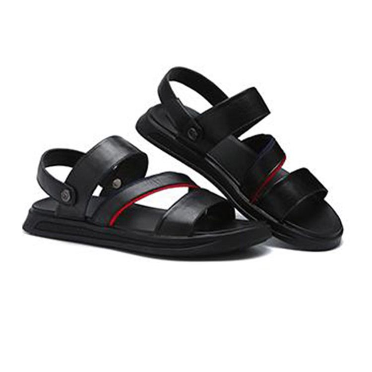 Pu Slip-on Open Toe Miesten Rento Sandaalit