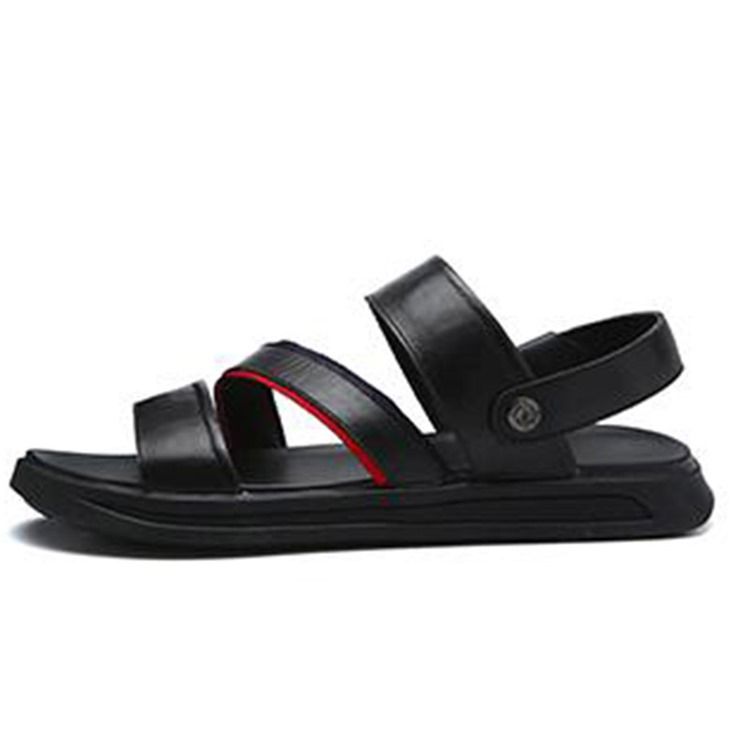 Pu Slip-on Open Toe Miesten Rento Sandaalit