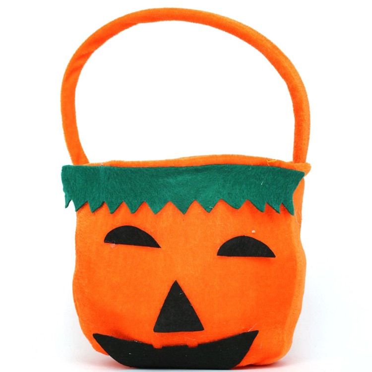Halloween-puku Kurpitsa-flanellikukkaro