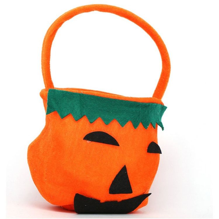 Halloween-puku Kurpitsa-flanellikukkaro