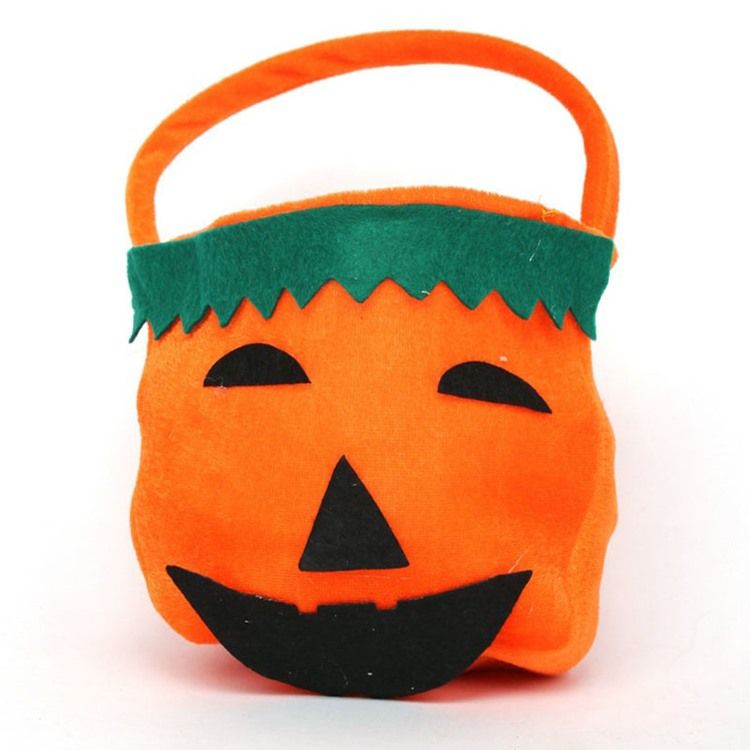 Halloween-puku Kurpitsa-flanellikukkaro