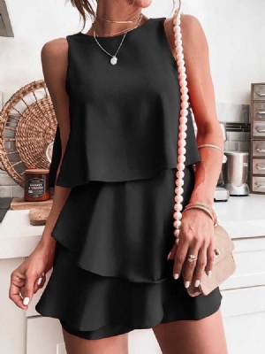 Shortsit Office Lady Plain Straight Naisten Ohut Romper
