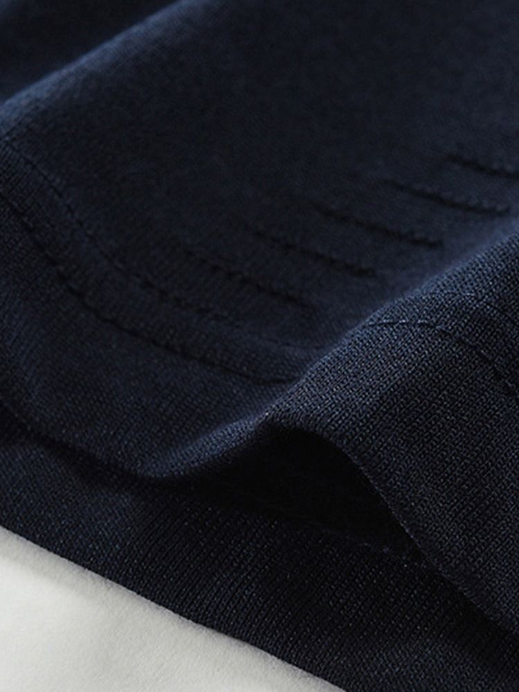 Color Block Casual Pikeepaita Miesten Paita
