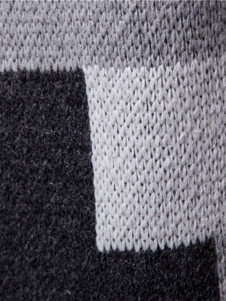 Patchwork-miesten Keskipitkät Huppariset Talvitakit