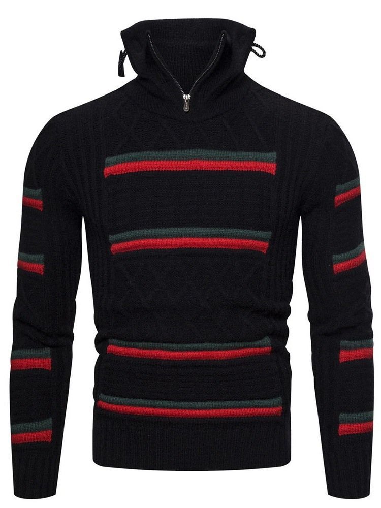 Värilohko Standard Fall Casual Miesten Villapaita
