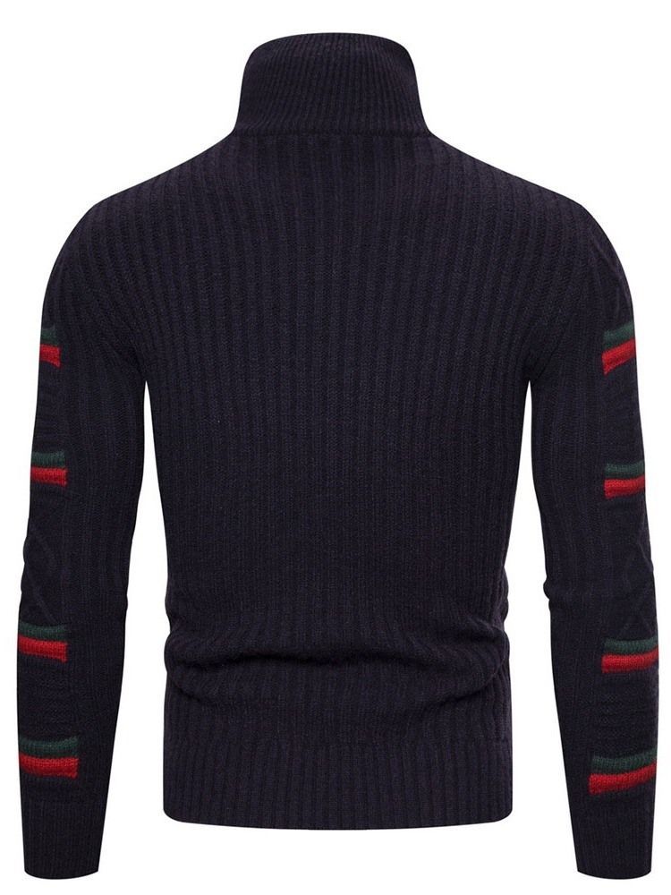 Värilohko Standard Fall Casual Miesten Villapaita