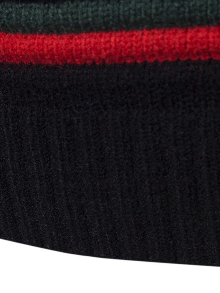 Värilohko Standard Fall Casual Miesten Villapaita