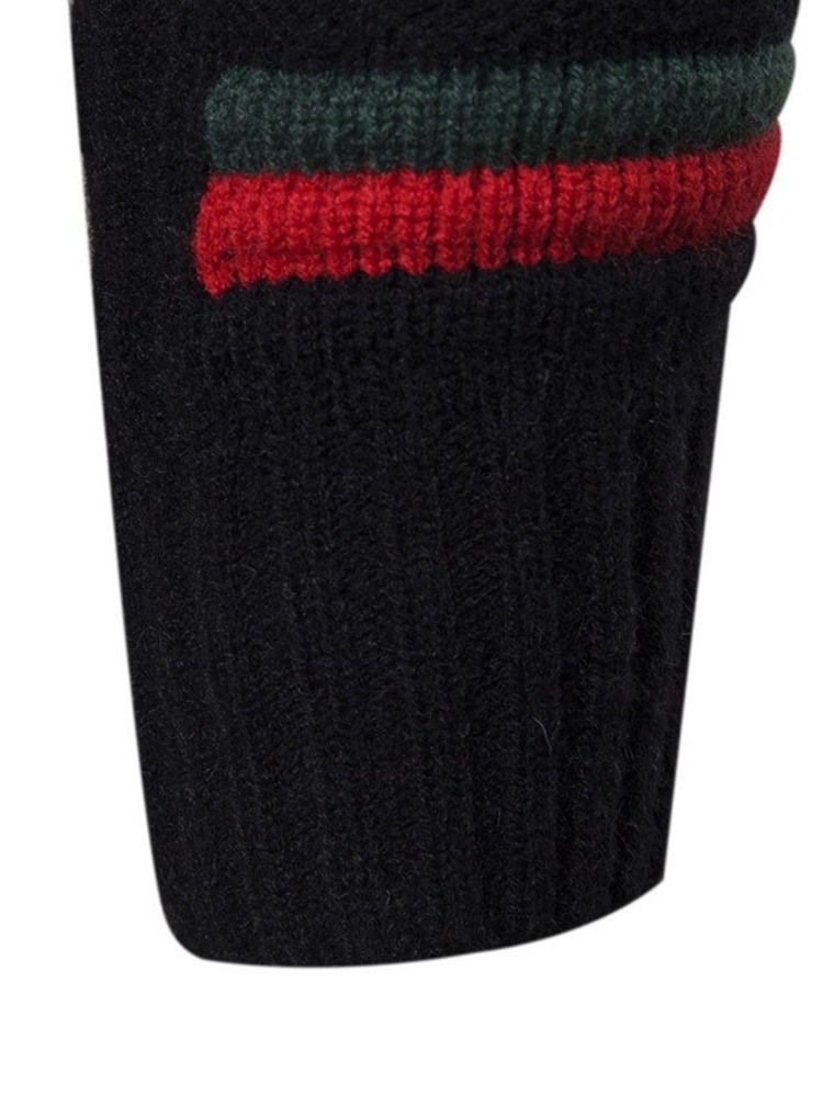 Värilohko Standard Fall Casual Miesten Villapaita