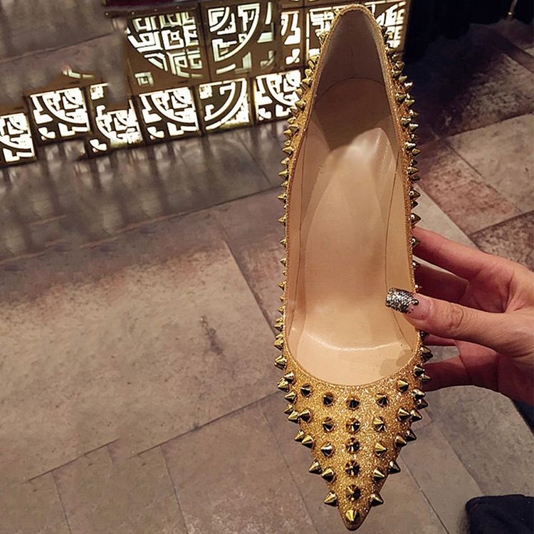 Niitti Slip-on Teräväkärkiset Piikkikorko Naisten Avokkaat