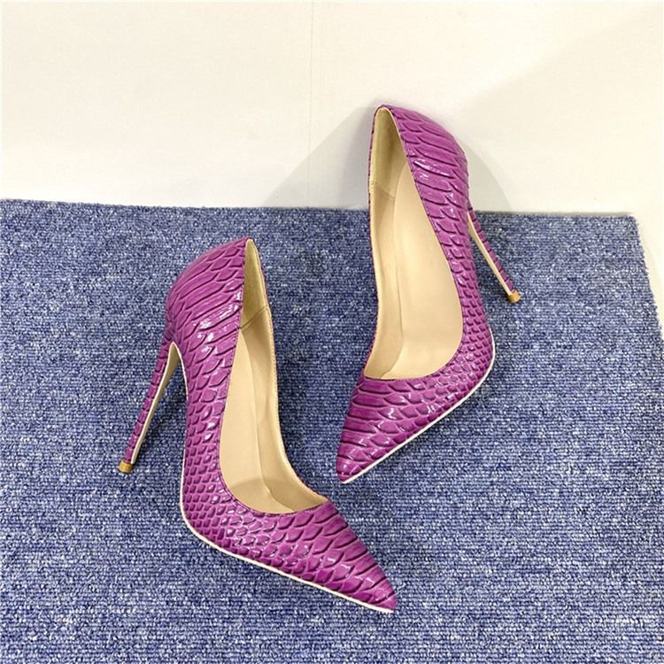 Serpentiini Piikkikorko Slip-on Plain Thin Naisten Kengät
