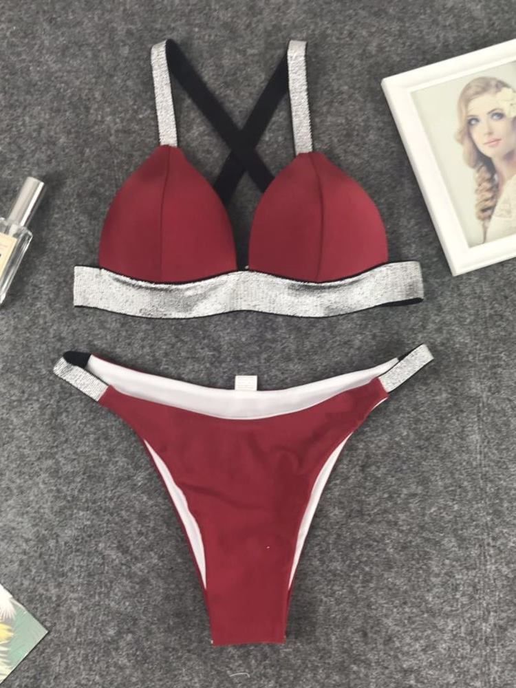 Naisten Painetut Seksikkäät Tankini-uimapuvut