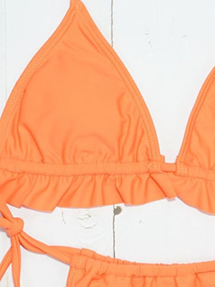Naisten Seksikkäät Bikinisetti Nauhakiinnitys Uimapuvut
