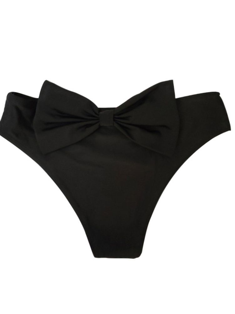 Seksikkäät Bowknot-matalavyötäröiset Tavalliset Naisten Shortsit