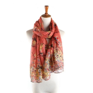 Naisten Voile Vintage Print -huivit