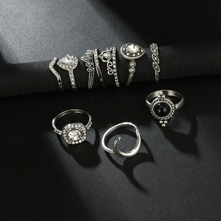 Vintage Diamante Holiday -sormukset