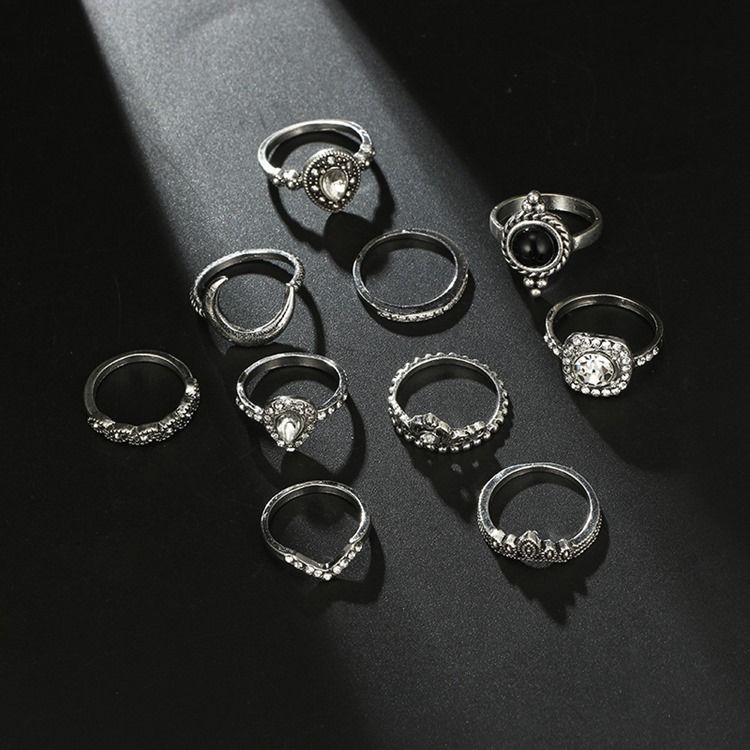 Vintage Diamante Holiday -sormukset