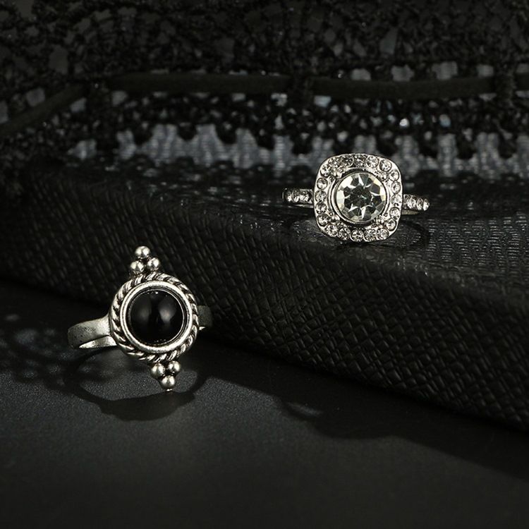 Vintage Diamante Holiday -sormukset