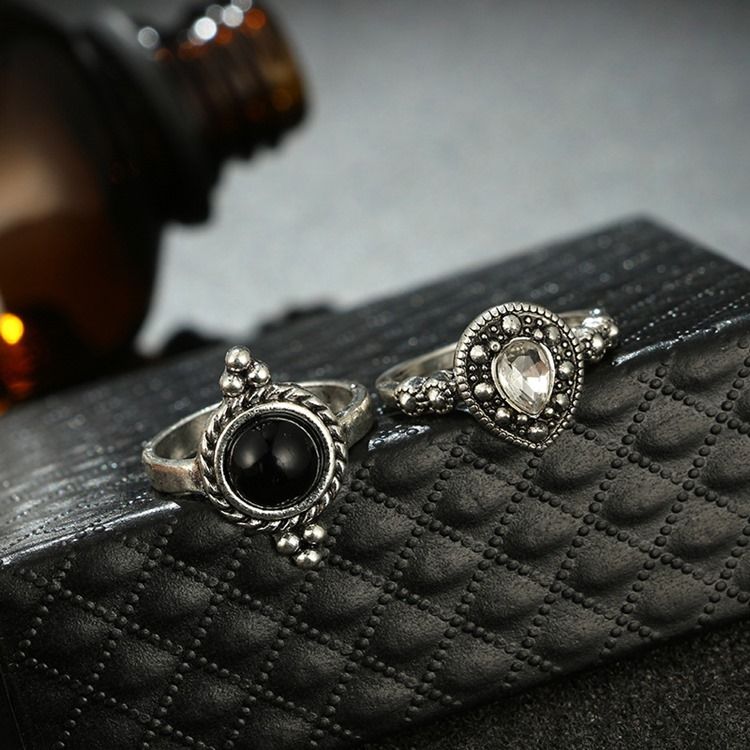 Vintage Diamante Holiday -sormukset