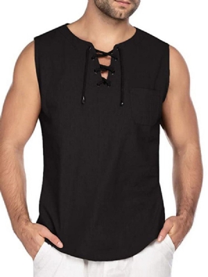 Casual Plain Slim Hihaton T-paita