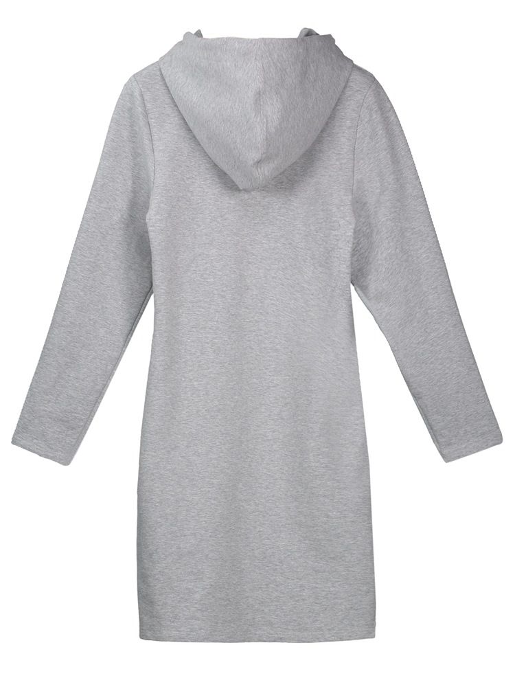 Kiristysnauha Kengurutaskuinen Hupullinen Naisten Bodycon-mekko