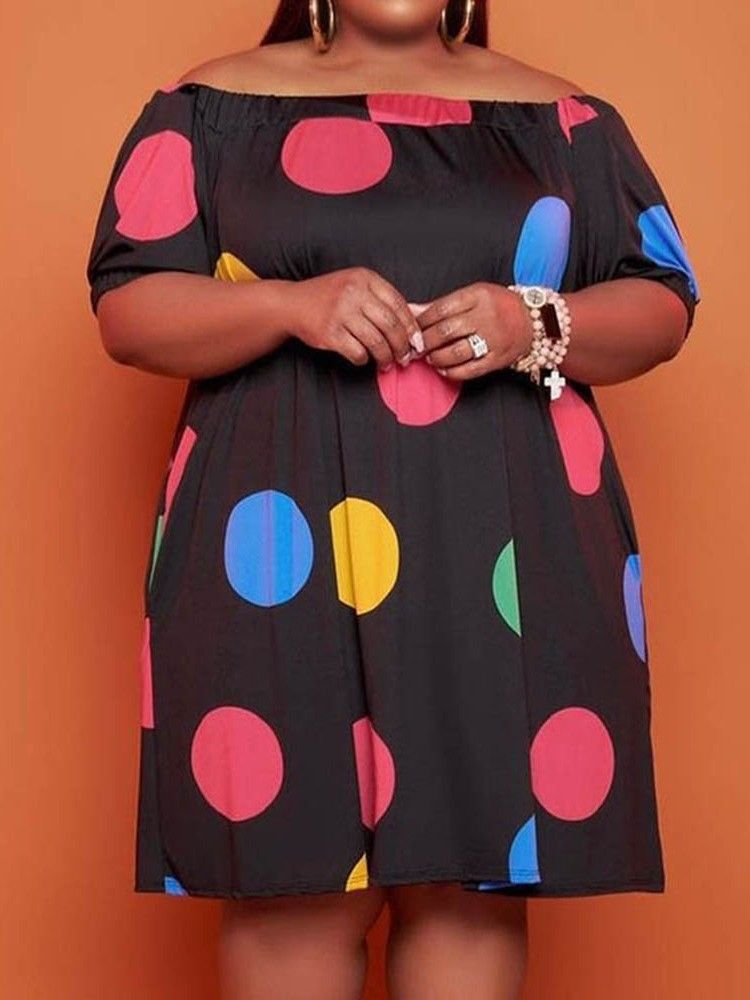 Polvipituinen Patchwork-olkaimeton Naisten Naisten Bodycon-mekko