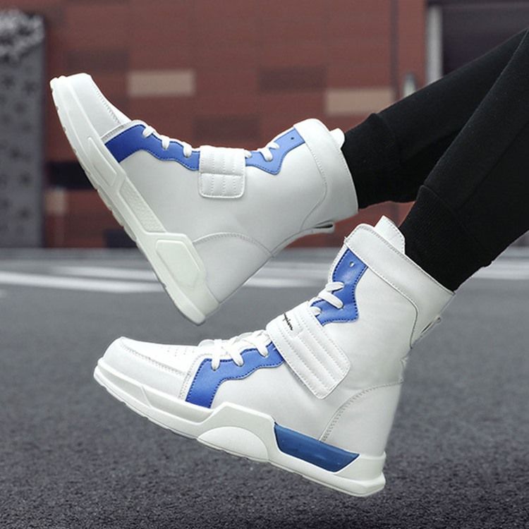 High-cut Uppe Color Block Round Toe Miesten Luistinkengät