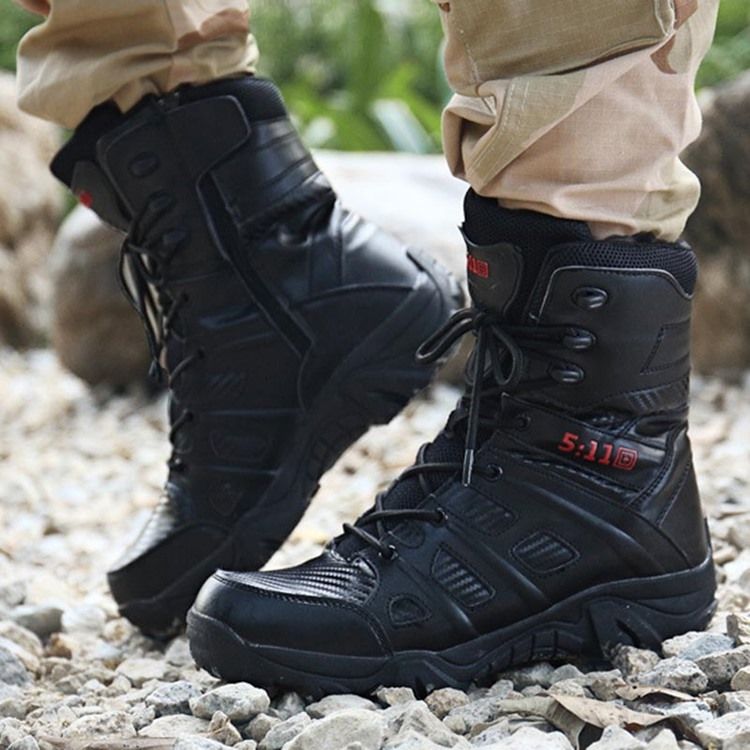 Mid-calf Side Zipper Miesten Saappaat