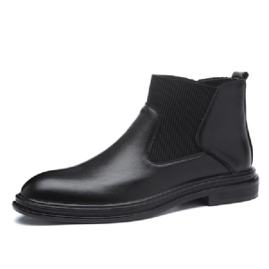 Miesten Pyöreät Kärjet Patchwork Slip-on -saappaat
