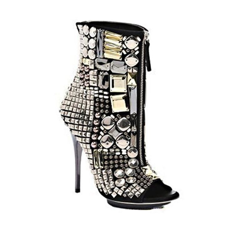 Naisten Ontto Niitti Peep Toe Korkokengät