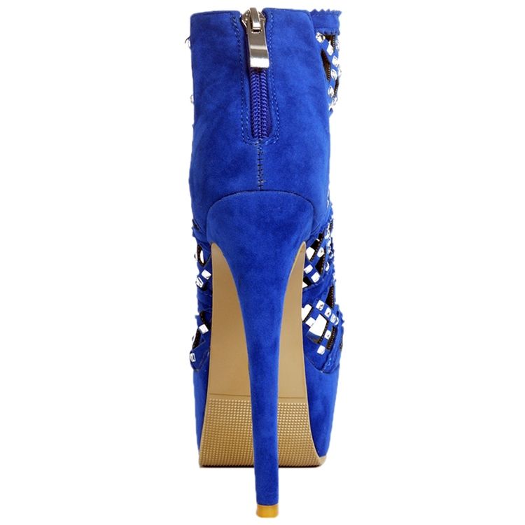 Naisten Tekojalokivi Peep Toe Ultra-high Stiletto-sandaalit