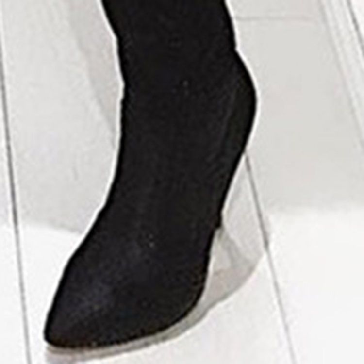 Side Zipper Stiletto Heel Naisten Korkokengät