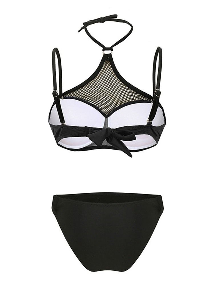 Naisten Tankini Set Color Block Seksikäs Uimapuku