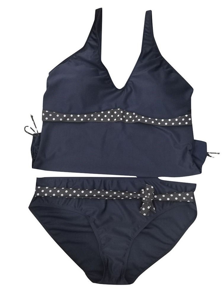 Naisten Väripaletti Patchwork Bowknot Seksikäs Uimapuku