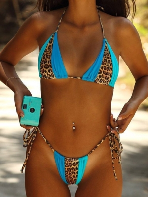 Print Sexy Bikini Set Naisten Uimapuvut