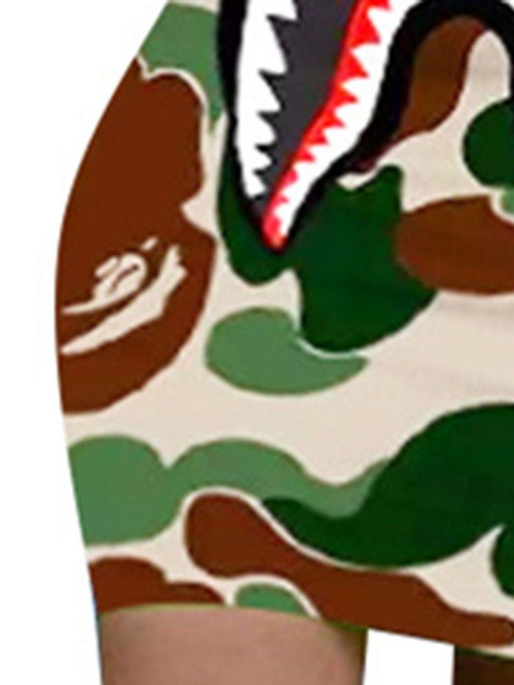Naisten Kaula-aukko Polven Yläpuolella Kesäinen Nuorekas Bodycon-mekko