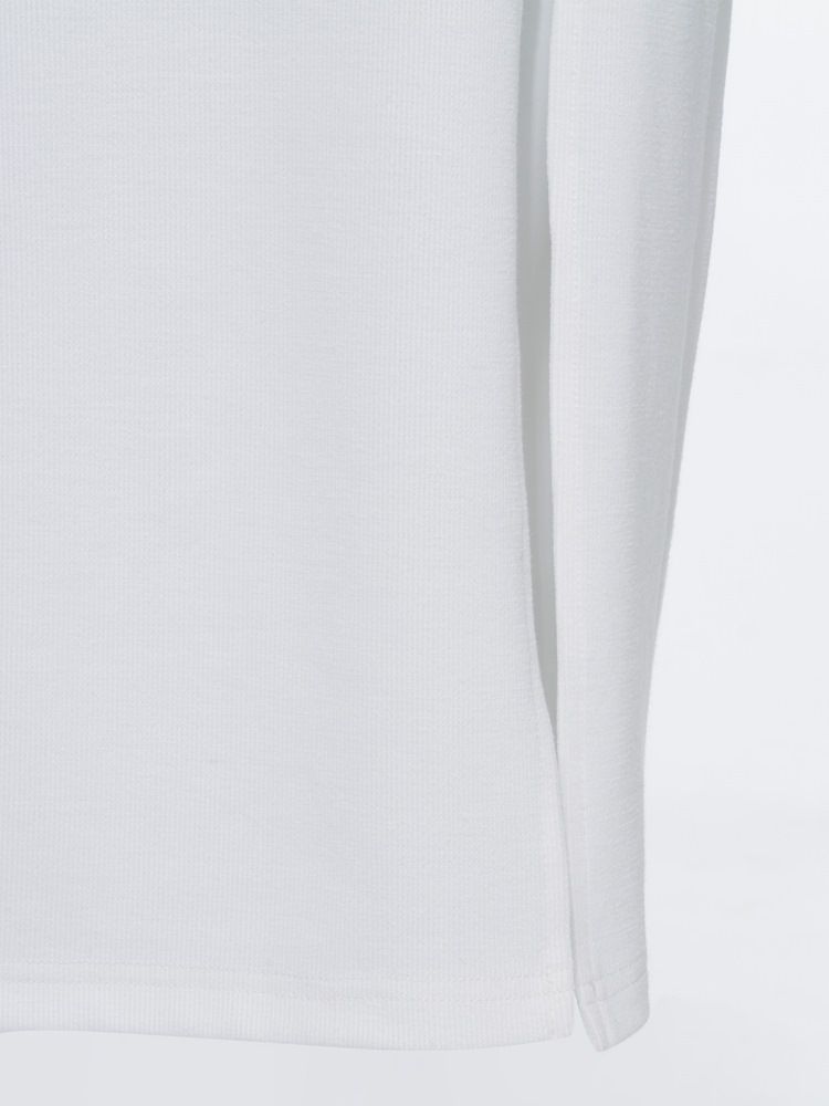 Naisten Pitkähihainen V-kaula-aukko Jossa Sivuhalkeampi Bodycon-mekko