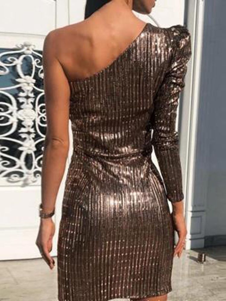 Seksikäs Naisten Pitkähihainen Seksikäs Naisten Bodycon-mekko