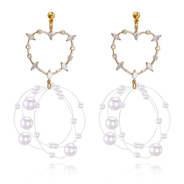 Korean Diamante-loma-romanttiset Korvakorut