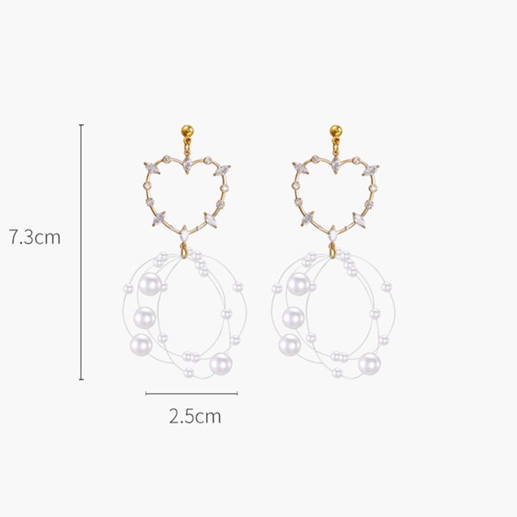 Korean Diamante-loma-romanttiset Korvakorut
