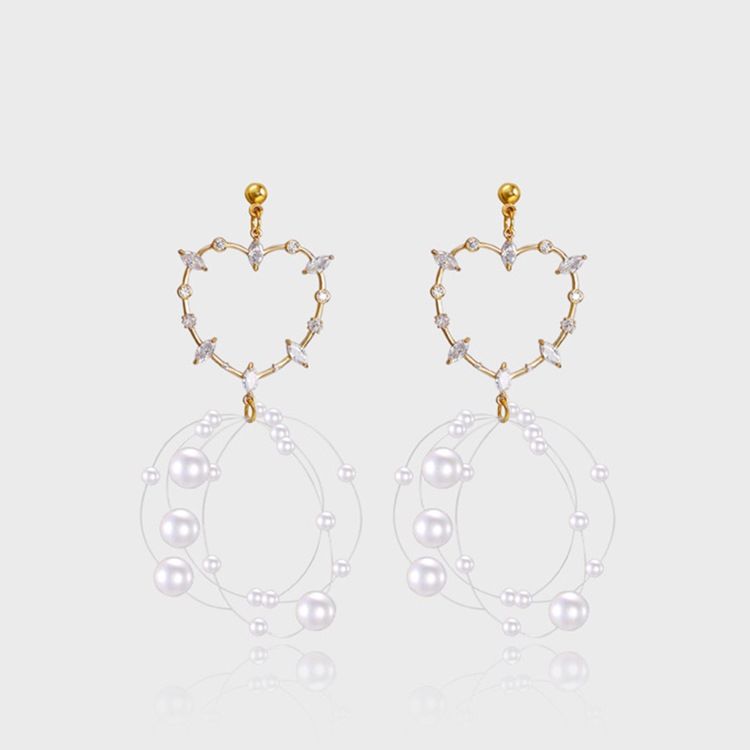Korean Diamante-loma-romanttiset Korvakorut