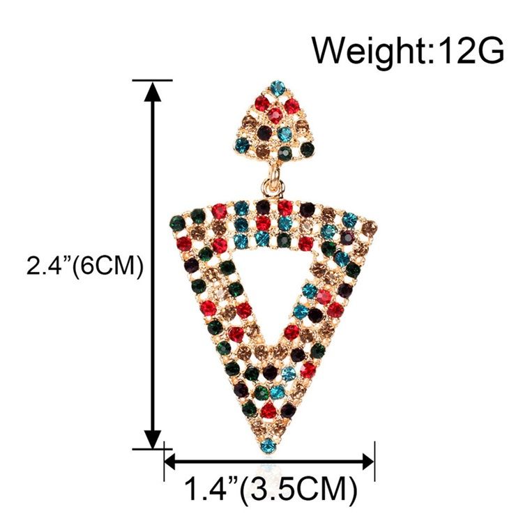 Naisten Geometriset Metalliseoskorvakorut