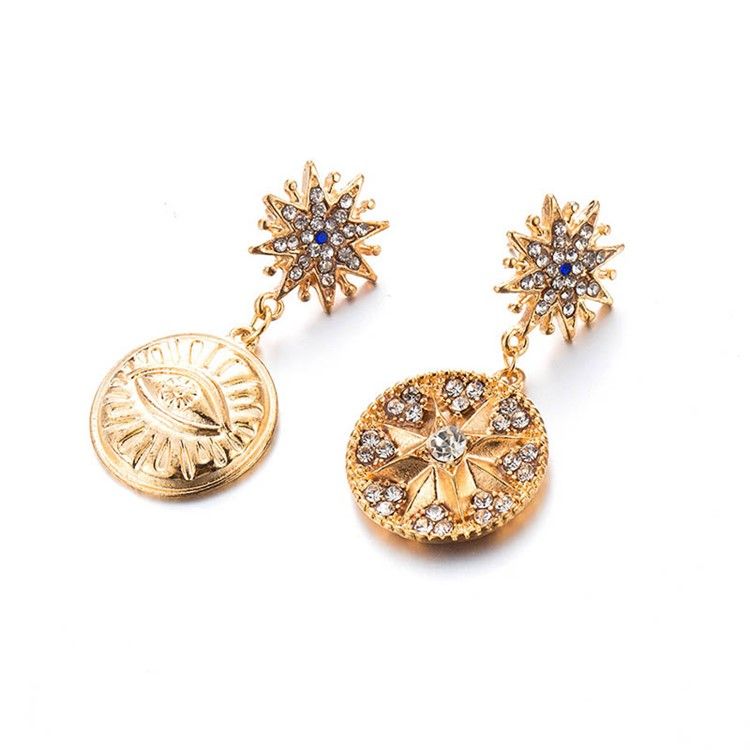 Rhinestone Vintage Alloy Prom -korvakorut