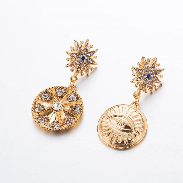 Rhinestone Vintage Alloy Prom -korvakorut