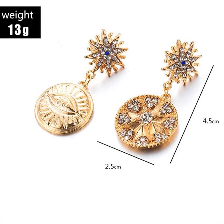 Rhinestone Vintage Alloy Prom -korvakorut