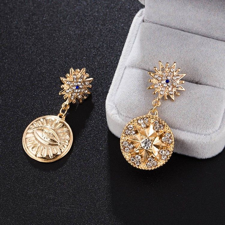 Rhinestone Vintage Alloy Prom -korvakorut
