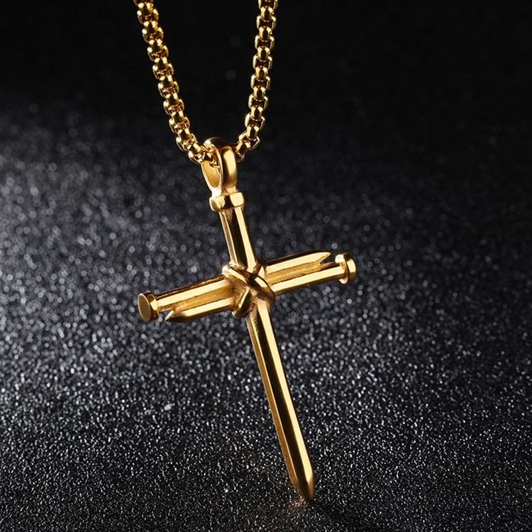 Punk Style Cross-riipus Miesten Kaulakoru