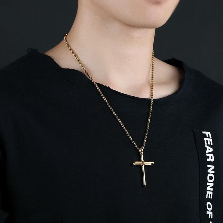 Punk Style Cross-riipus Miesten Kaulakoru