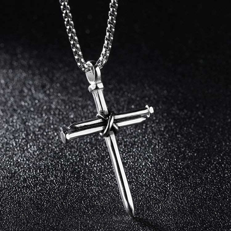 Punk Style Cross-riipus Miesten Kaulakoru